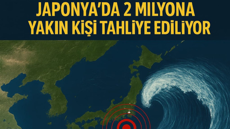 Pasifik'te Tsunami Alarmı: Japonya’da 2 Milyona Yakın Kişi Tahliye Ediliyor