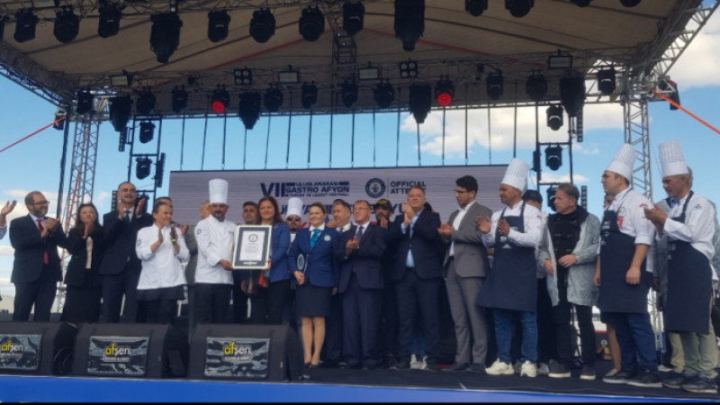 GASTROAFYON GUİNNESS REKORUNU KIRDI