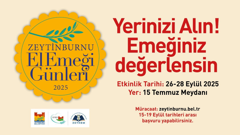Zeytinburnu’nda Kadınların El Emeği Günleri Başlıyor