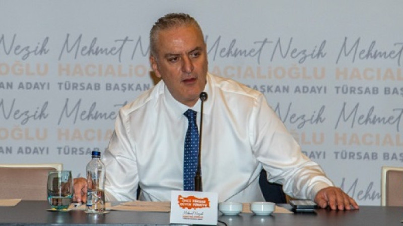 TÜRSAB Başkan Adayı M. Nezih Hacıalioğlu Seçim Manifestosunu Açıkladı: