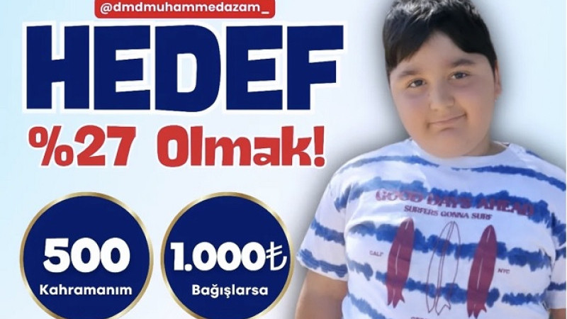 Kas Hastası Muhammed 'e Yardım Eli Aranıyor!