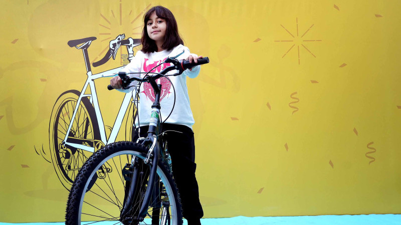 Bahçelievler’de gençlere bisiklet