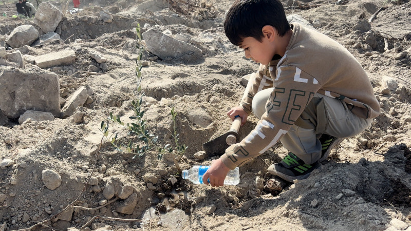 Milli Ağaçlandırma Günü'nde İHH’dan çiftçilere fidan desteği