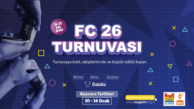 Zeytinburnu Gençlik Merkezi’nde FC 26 Heyecanı: Başvurular 1 Ocak’ta Başlıyor