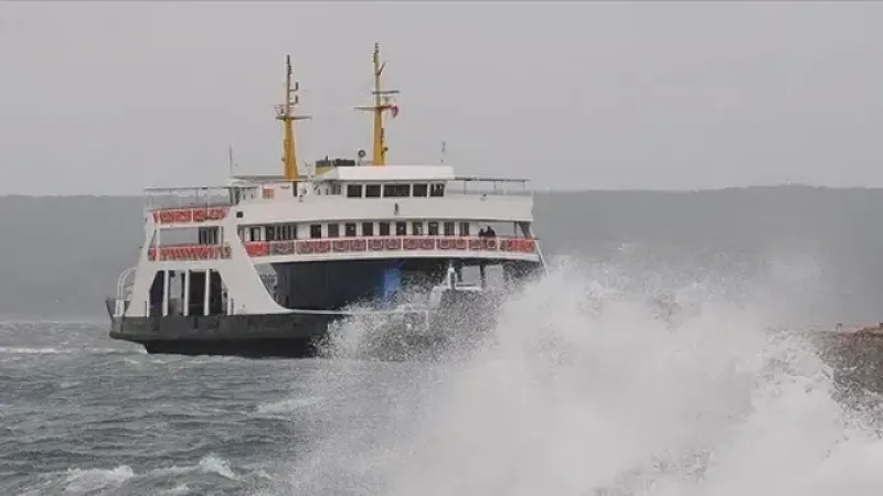 Olumsuz hava koşulları nedeniyle adalar hattında seferler iptal edildi