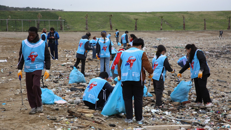 Çiftalan Plajı’nda anlamlı çevre etkinliği