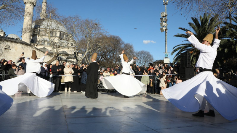 Eyüpsultan'da sema gösterisi büyüledi
