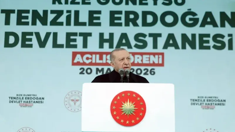 Cumhurbaşkanı Erdoğan Güneysu’da hastane açılışı yaptı