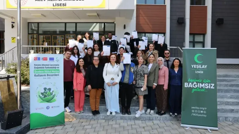 İzmir’de koruma altındaki çocuklara dijital bağımlılık ve medya eğitimi tamamlandı