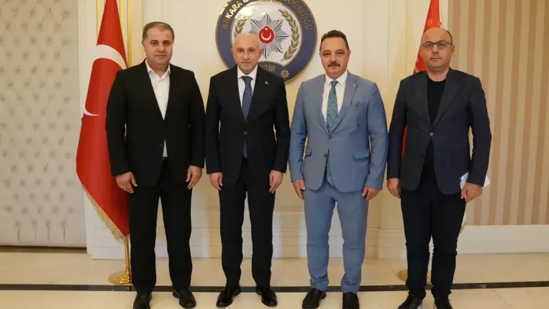 TİMBİR heyetinden Ankara İl Emniyet Müdürü Maksut Yüksek'e ziyaret