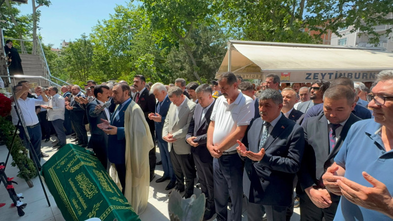 METIN YAZAR’IN BABASI HACI FETTAH YAZAR’IN CENAZE TÖRENINDE IZDIHAM YAŞANDI
