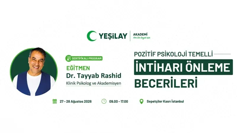Yeşilay’dan intiharı önlemeye yönelik özel eğitim programı