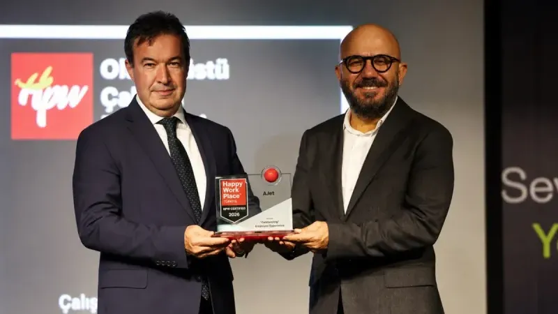 AJet’e “Türkiye’nin En Mutlu İş Yeri” ödülü