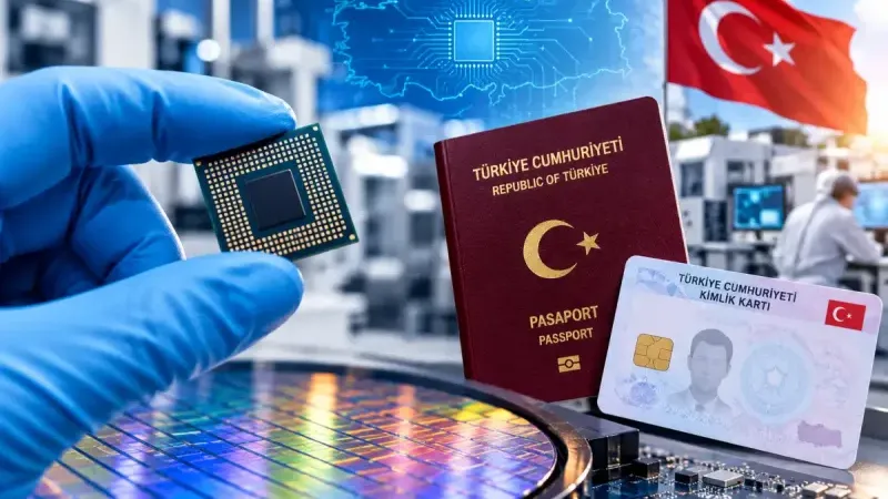Kimlik ve pasaport çipleri Türkiye’de üretilecek