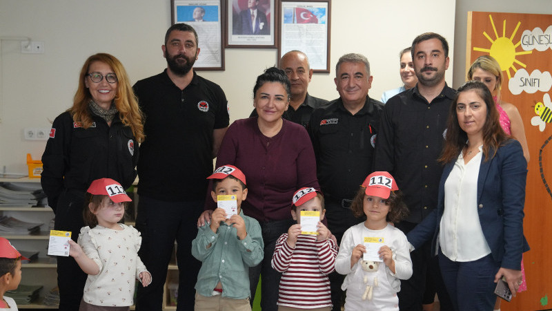 Kartal Belediyesi’nden Kreş Öğrencilerine Uygulamalı Afet Eğitimi