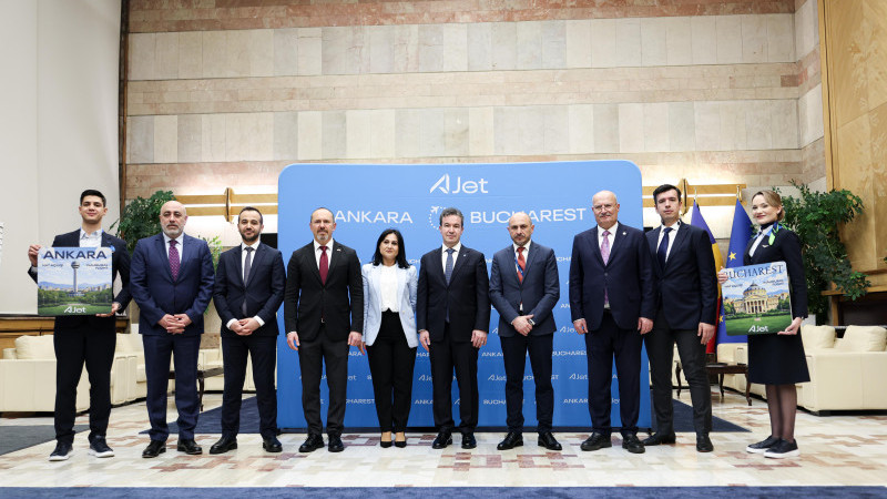 AJet’ten Ankara–Bükreş hattına ilk uçuş