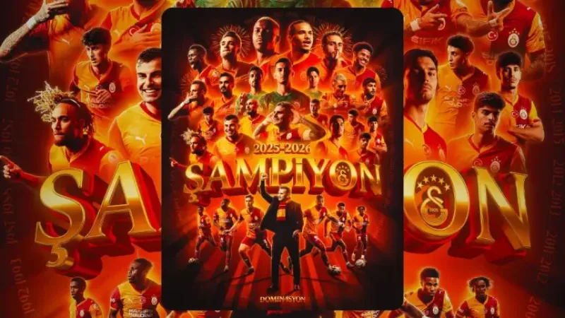 Aslan’dan tarihi zafer: Galatasaray 26. kez şampiyon!