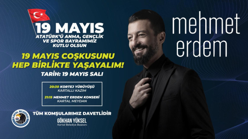 Kartal’da 19 Mayıs Coşkusu ile Gençlik Enerjisi Sahalardan Meydanlara Taşacak!