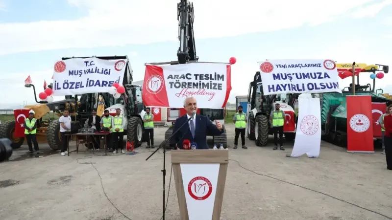 Muş’ta İl Özel İdaresi araç filosu güçleniyor