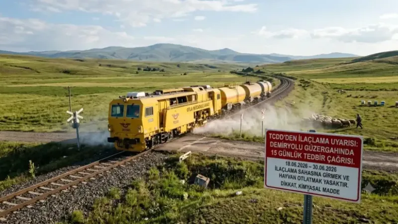 TCDD’den demiryolu hattında ilaçlama uyarısı