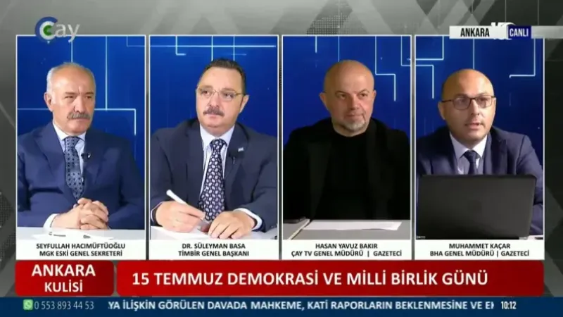15 Temmuz’un hafızası Ankara Kulisi’nde değerlendirildi