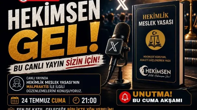 Hekimlik Meslek Yasası ve malpraktis düzenlemeleri masaya yatırılacak