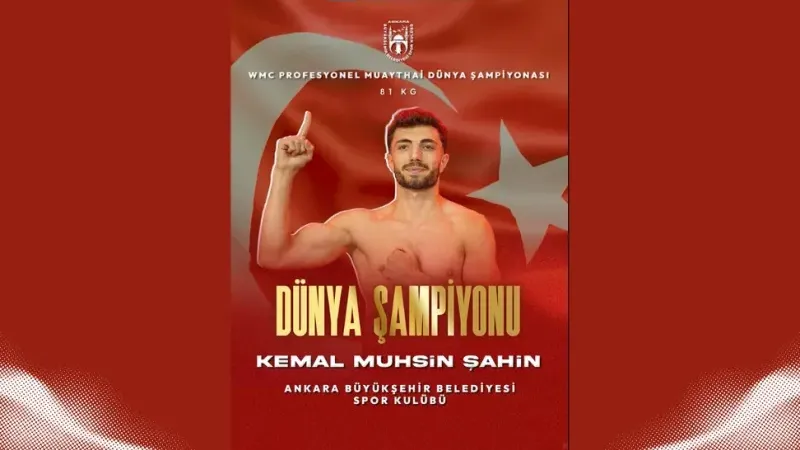 Ankara’dan dünya şampiyonluğuna: Kemal Muhsin Şahin zirvede
