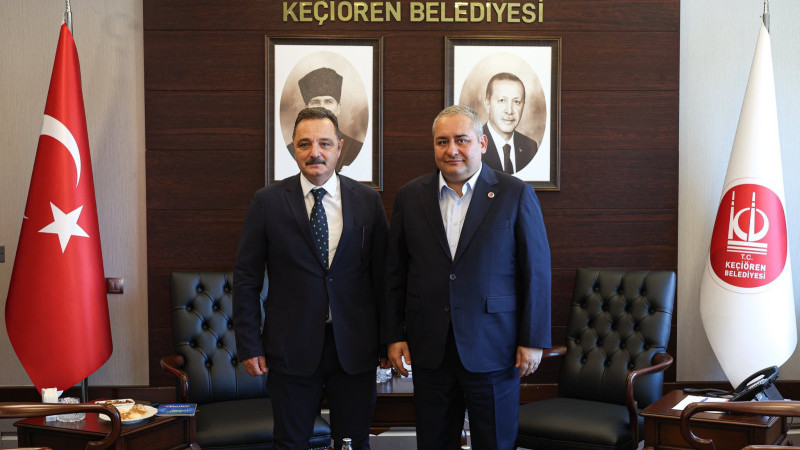 TİMBİR heyetinden Keçiören Belediye Başkanı Mesut Özarslan’a ziyaret