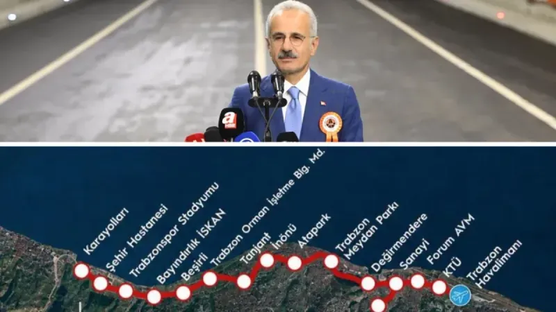 Trabzon Raylı Sistem Projesinde İlk Adım 1 Eylül’de Atılacak
